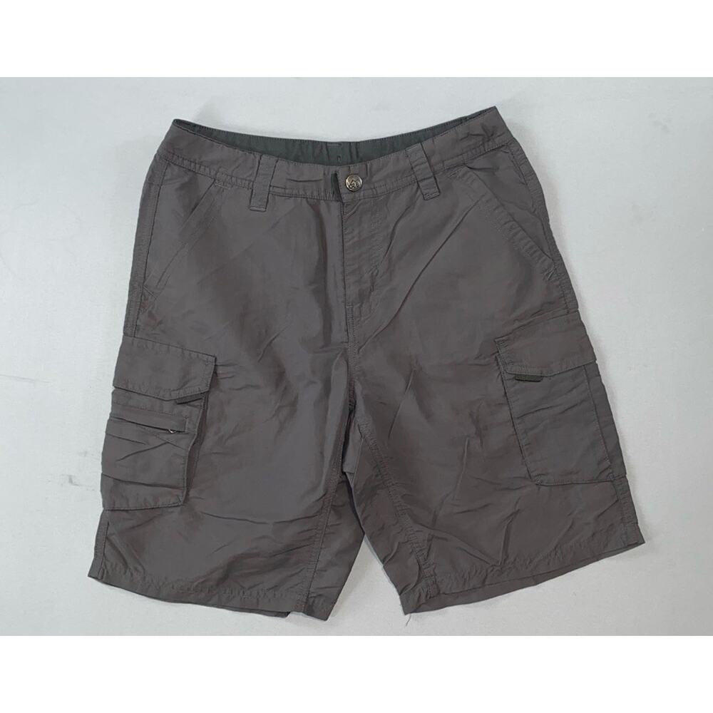REI Women's Sahara Lightweight Nylon Cargo Hiking Shorts. Gray, Size 2. EUC!